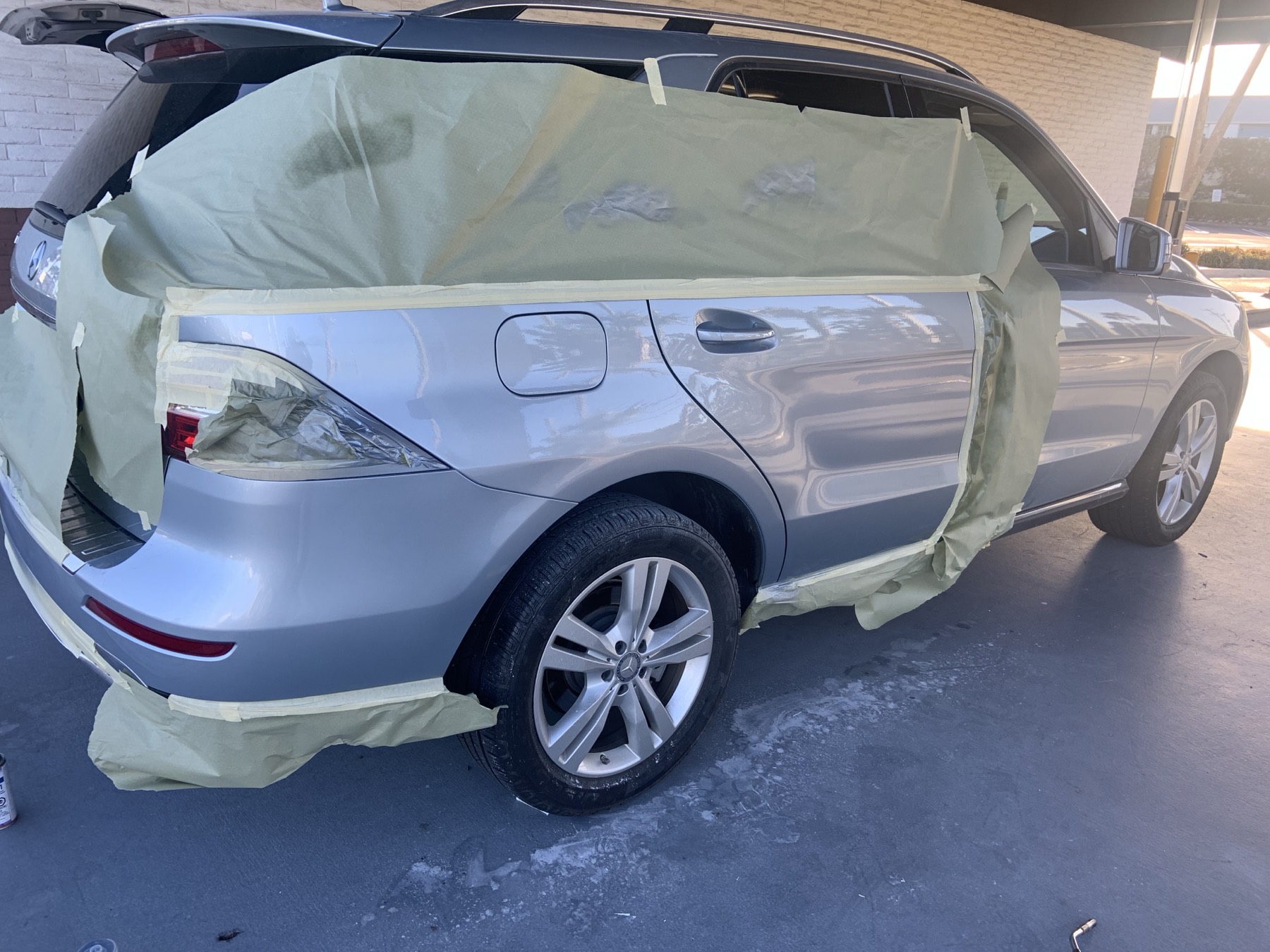 J & S Mercedes ML 350 finished panel, first view