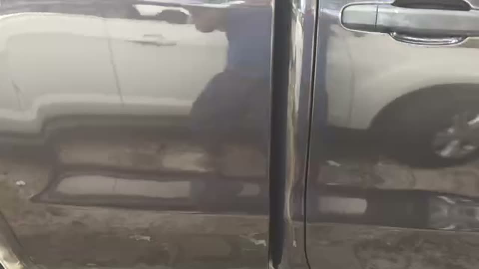 After view of the same Chevy Silverado side panel